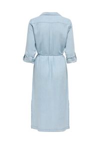 only - ONLY Sukienka koszulowa Charis 15337931 Niebieski Regular Fit. Kolor: niebieski. Materiał: lyocell. Typ sukienki: koszulowe #3