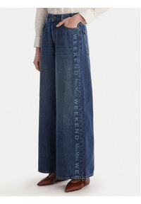 Weekend Max Mara Jeansy Vortice 2615181011 Granatowy Wide Leg. Kolor: niebieski #1