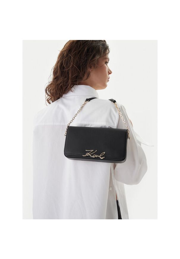Karl Lagerfeld - Torebka KARL LAGERFELD. Kolor: czarny