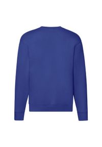 FRUIT OF THE LOOM - Męska Bluza Rozpinana Premium. Kolor: niebieski