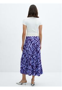 mango - Mango Spódnica trapezowa Bombay7 67075743 Niebieski Regular Fit. Kolor: niebieski. Materiał: wiskoza #6