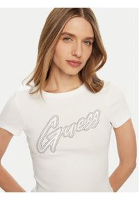 Guess T-Shirt W5RI68 KA0H1 Biały Regular Fit. Kolor: biały. Materiał: bawełna #4