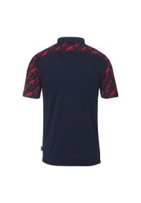 UHLSPORT - Polo Uhlsport Progressive 28. Typ kołnierza: polo. Kolor: czerwony, niebieski, wielokolorowy. Sport: piłka nożna
