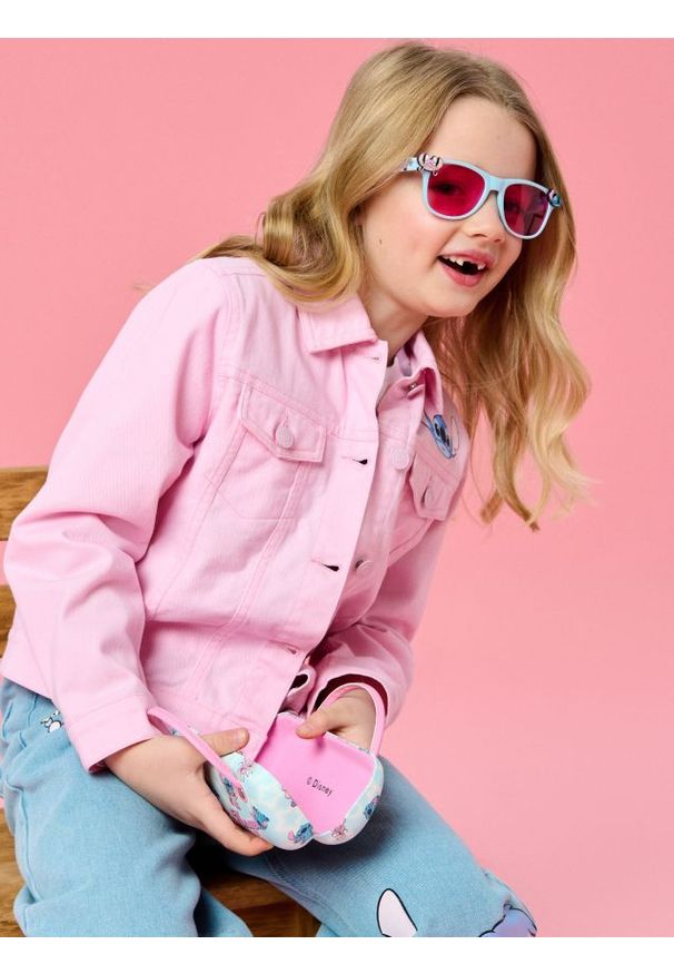 Sinsay - Okulary przeciwsłoneczne z etui Stitch - wielobarwny
