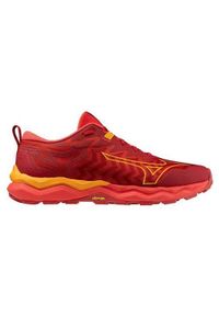 Buty do biegania męskie Mizuno Wave Daichi 8 Gtx. Zapięcie: sznurówki. Kolor: czerwony, wielokolorowy. Materiał: guma, materiał, syntetyk, tkanina. Szerokość cholewki: normalna. Model: Mizuno Wave