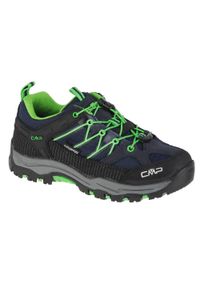 Buty trekkingowe chłopięce, CMP Rigel Low Kids. Kolor: zielony, czarny, wielokolorowy. Styl: sportowy. Sport: turystyka piesza