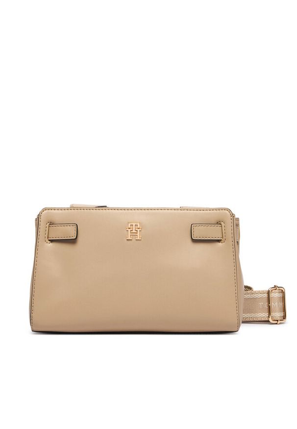 TOMMY HILFIGER - Torebka Tommy Hilfiger. Kolor: beżowy