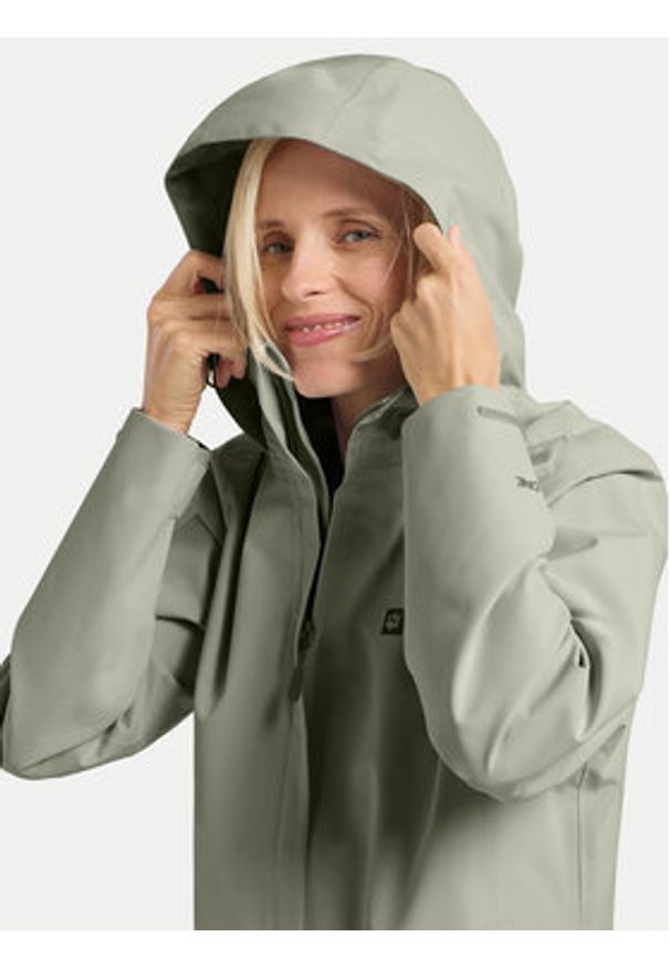 Jack Wolfskin Kurtka outdoor Trailtime 2l A63902 Zielony Regular Fit. Kolor: zielony. Materiał: syntetyk. Sport: outdoor