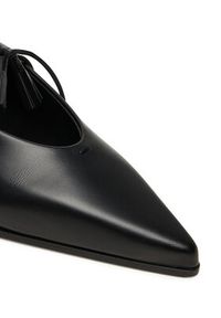 Max Mara Półbuty Laceup 2524526111600 Czarny. Kolor: czarny. Materiał: skóra #5