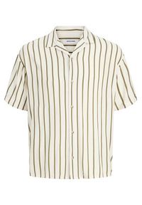 Jack & Jones Koszula Jeff 12288853 Beżowy Relaxed Fit. Kolor: beżowy. Materiał: wiskoza #3