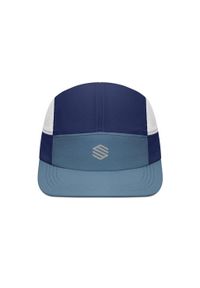 SIROKO - Pięciopanelowa sportowa czapka z daszkiem Fitness Siroko Sprint Cobalt Blue. Kolor: niebieski. Materiał: tkanina. Styl: sportowy #2