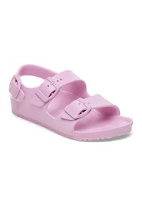 Buty do chodzenia dla dzieci Birkenstock Milano Eva. Kolor: różowy. Materiał: materiał, syntetyk