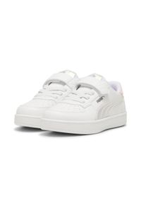 Buty do chodzenia dla dzieci Puma 01 Caven 2 Holo. Kolor: biały. Materiał: syntetyk, materiał. Szerokość cholewki: normalna. Sport: turystyka piesza