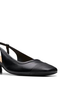 Clarks Czółenka Nyta45 Sling 26181320 Czarny. Kolor: czarny. Materiał: skóra #4