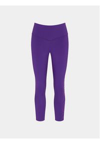 Triumph Legginsy Cardio RTW 7/8 High Waist Leggings Logo 10215957 Fioletowy Slim Fit. Stan: podwyższony. Kolor: fioletowy. Materiał: syntetyk #7