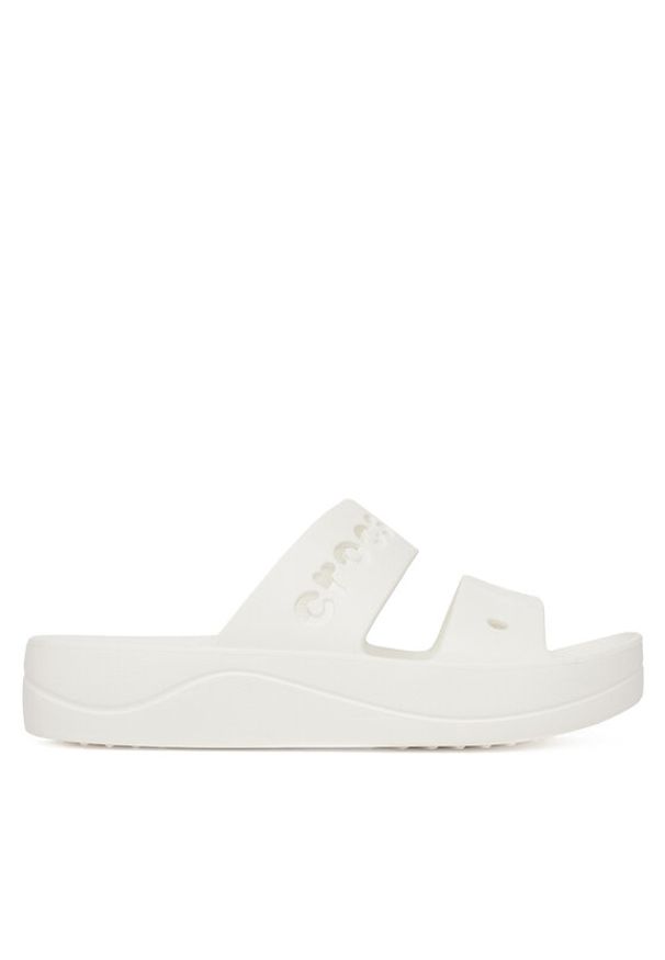 Crocs Klapki BAYA PLATFORM SANDAL 208188-100 Biały. Kolor: biały. Obcas: na platformie