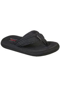 skechers - Plaskanie Skechers Asana - Hidden Valle, Kobiety. Kolor: czarny. Materiał: materiał