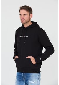 Tommy Jeans - TOMMY JEANS Czarna męska bluza z kapturem, Rozmiar S. Typ kołnierza: kaptur. Kolor: czarny #5