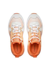 Calvin Klein Jeans Sneakersy Retro Tennis Low Lace Mix Ml Sat YW0YW01307 Pomarańczowy. Kolor: pomarańczowy. Materiał: materiał, mesh #6