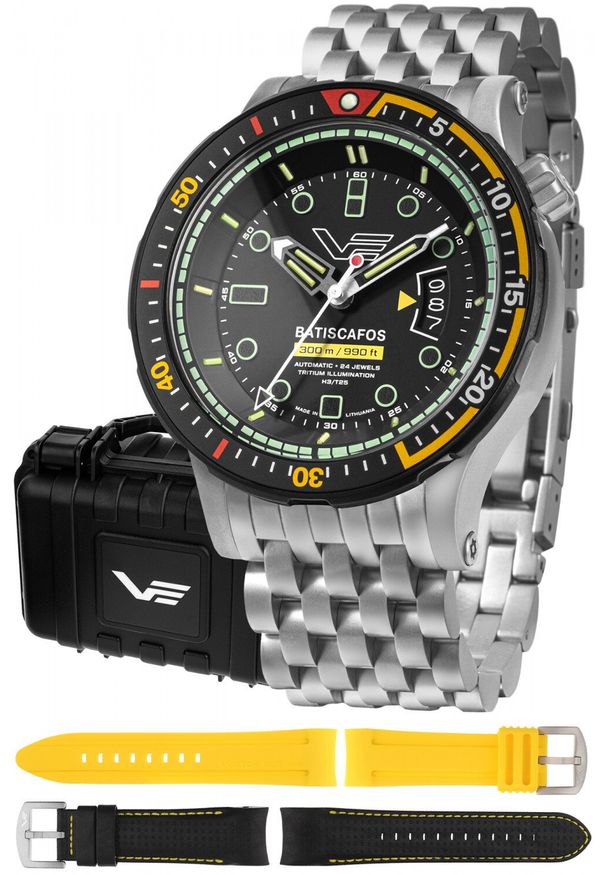 Zegarek Vostok Europe Zegarek męski Vostok Europe NH35A-511E767B srebrny. Kolor: srebrny