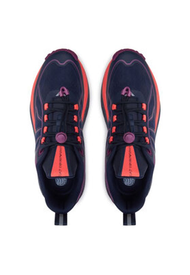 EA7 Emporio Armani Sneakersy X8X193 XK408 U251 Kolorowy. Materiał: skóra. Wzór: kolorowy