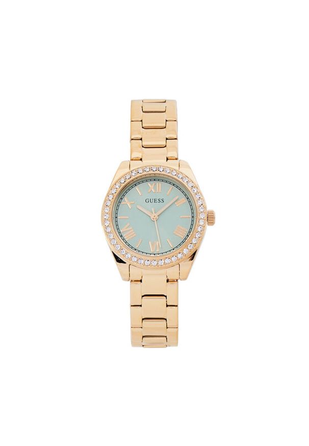 Guess Zegarek Mini Luna GW0841L5 Złoty. Kolor: złoty