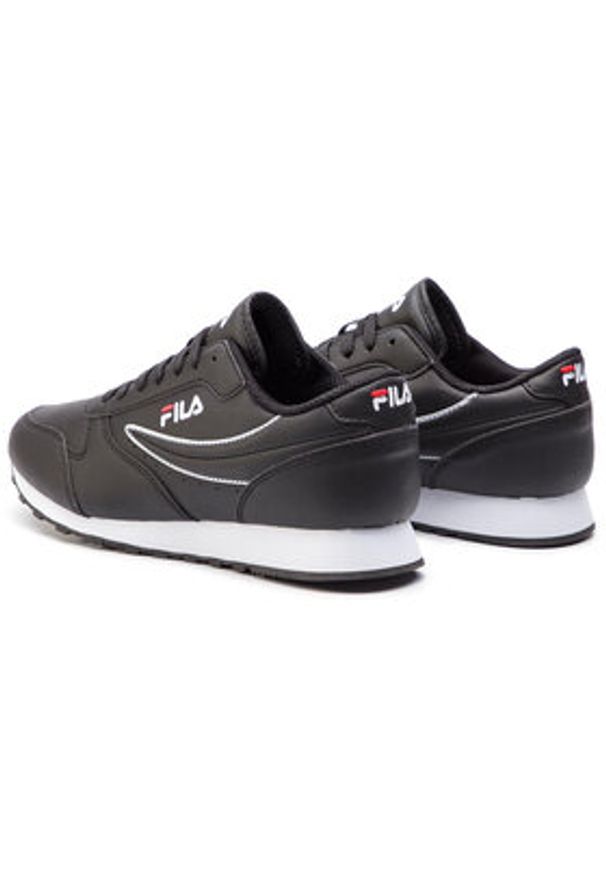 Fila Sneakersy Orbit Low 1010263.25Y Czarny. Kolor: czarny. Materiał: skóra
