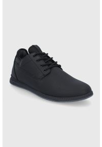 Aldo Buty kolor czarny. Nosek buta: okrągły. Zapięcie: sznurówki. Kolor: czarny. Materiał: guma #4