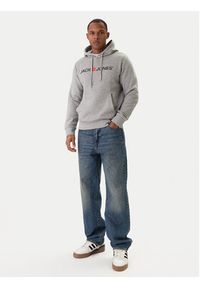 Jack & Jones Bluza Corp Old Logo 12137054 Szary Regular Fit. Kolor: szary. Materiał: bawełna #4