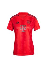 Adidas - Koszulka FC Bayern 24/25 Home. Kolor: czerwony. Materiał: materiał. Sport: piłka nożna #2