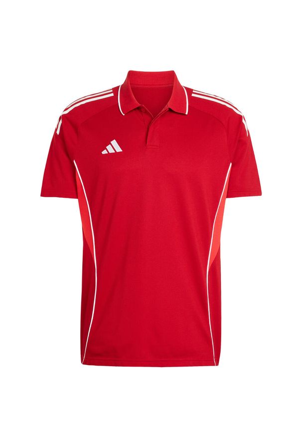 Adidas - Koszulka męska adidas Tiro 25 Competition Polo. Typ kołnierza: polo. Kolor: biały, czerwony, wielokolorowy. Styl: sportowy