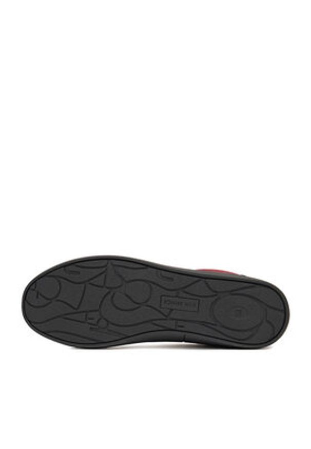 Eva Minge Sneakersy EO-ELLA-WSDR13670 Bordowy. Kolor: czerwony. Materiał: syntetyk, materiał