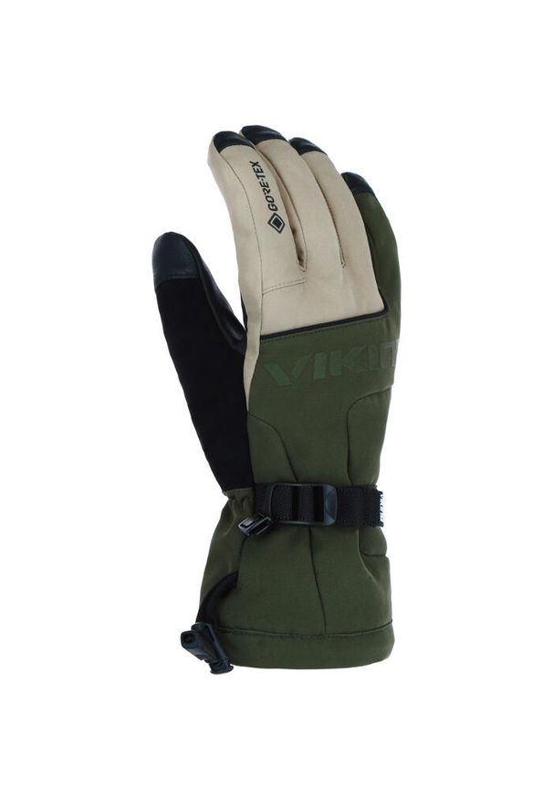 Rękawice narciarskie Viking Hudson GTX. Kolor: czarny, wielokolorowy, zielony. Sezon: zima. Sport: narciarstwo