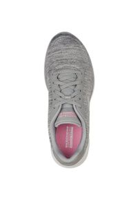 skechers - Adidasy Skechers Go Walk 6 - Magic Me, Kobiety. Kolor: szary. Materiał: materiał. Sport: fitness