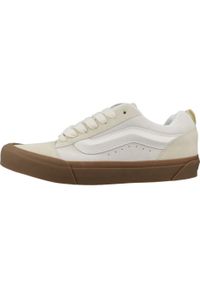 Buty Vans Knu Skool. Kolor: beżowy. Materiał: tkanina