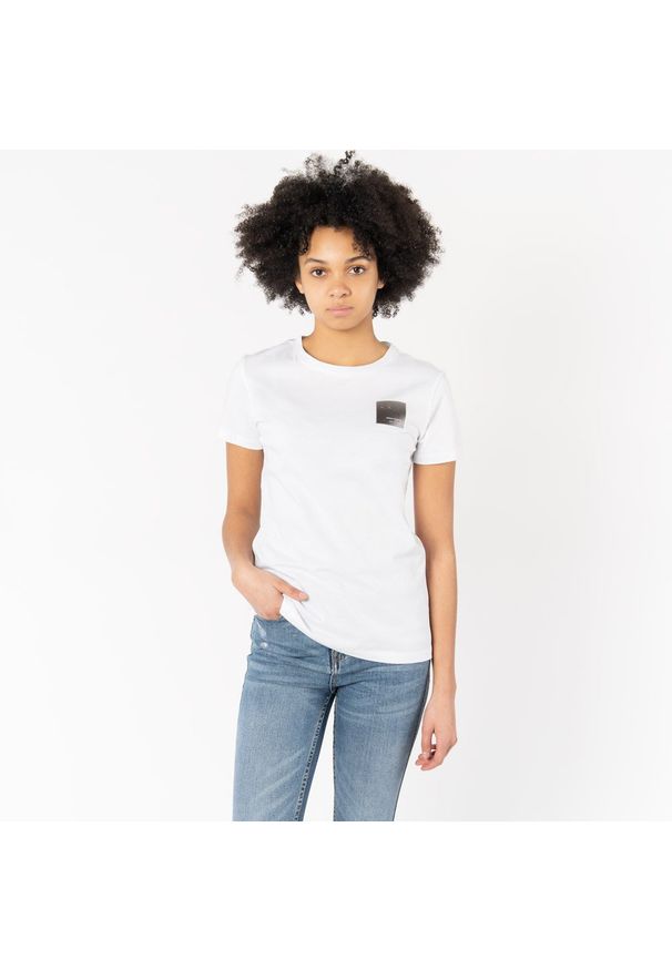 Koszulka damska Armani Exchange T-Shirt (3KYTKA YJW3Z 1000). Kolor: biały