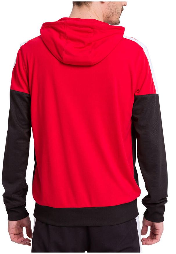 ERIMA - Bluza Erima Squad. Typ kołnierza: kaptur. Kolor: wielokolorowy, czarny, czerwony. Materiał: dresówka. Styl: sportowy