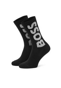 BOSS Zestaw 3 par wysokich skarpet męskich 50524259 Kolorowy. Materiał: bawełna, materiał. Wzór: kolorowy
