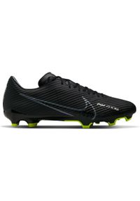 Buty piłkarskie męskie Nike Zoom Vapor 15 Academy Fgmg. Zapięcie: sznurówki. Kolor: czarny. Materiał: syntetyk, tkanina, materiał. Szerokość cholewki: normalna. Model: Nike Zoom. Sport: piłka nożna
