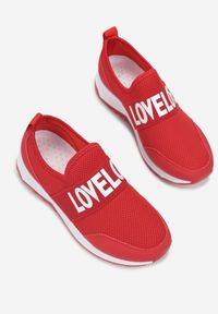 Born2be - Czerwone Sneakersy Aeleolane. Kolor: czerwony #2