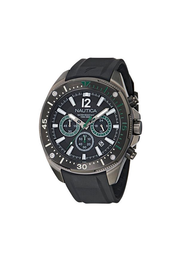 Nautica Zegarek Sporty Chronograph NAPBSS502 Szary. Kolor: szary. Styl: sportowy