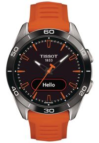 Zegarek TISSOT T-Touch Connect Sport T153.420.47.051.02. Rodzaj zegarka: cyfrowe. Materiał: materiał. Styl: sportowy