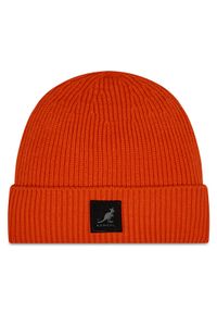 Kangol Czapka Patch Beanie K3020ST Pomarańczowy. Kolor: pomarańczowy. Materiał: materiał, akryl #1