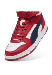 Puma buty Rbd Game 385839 23 czerwone. Okazja: na co dzień. Wysokość cholewki: za kostkę. Kolor: czerwony. Materiał: guma, materiał. Szerokość cholewki: normalna #6