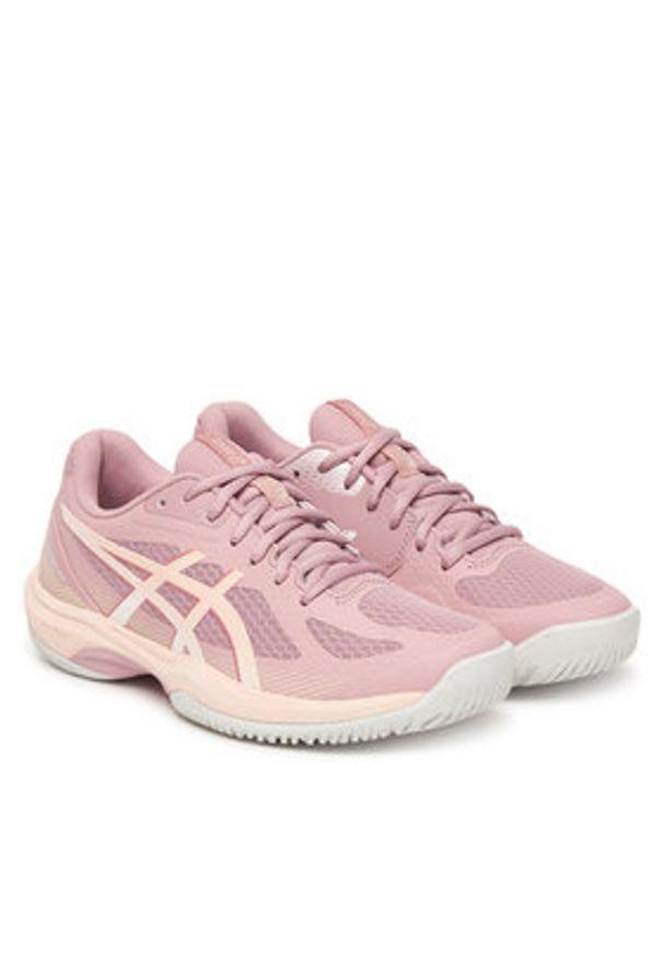 Asics Buty halowe Court Hunter Ff 1072A112 Różowy. Kolor: różowy. Materiał: skóra