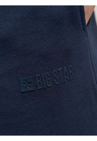 Big-Star - Spodnie dresowe damskie granatowe Kathy 403. Kolor: niebieski. Materiał: dresówka. Wzór: nadruk