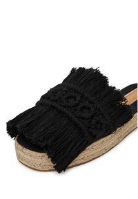 DeeZee Espadryle S294 Czarny. Kolor: czarny. Materiał: materiał