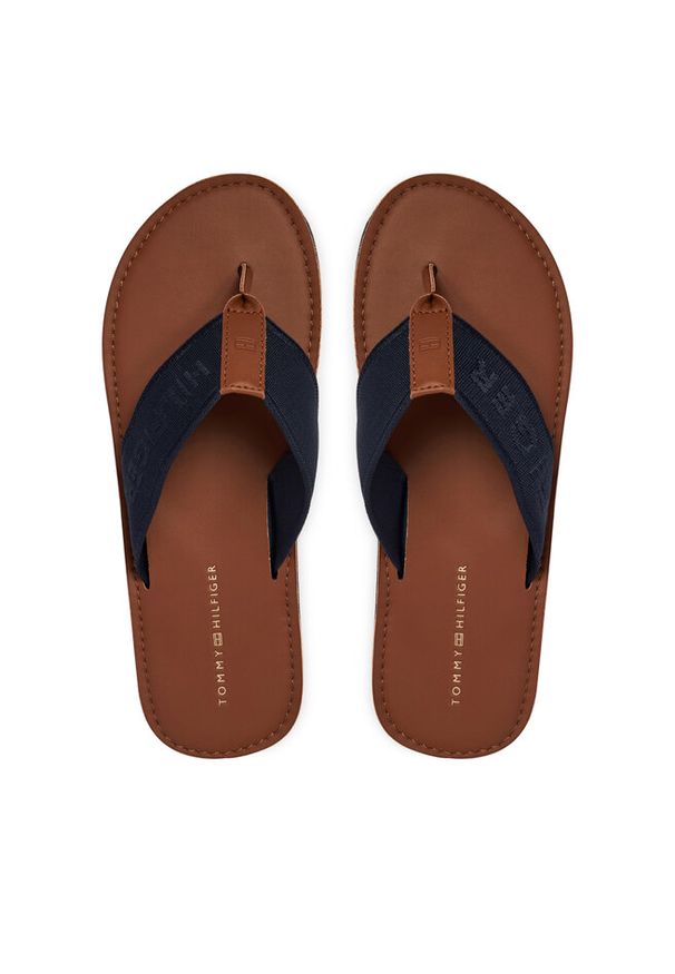 TOMMY HILFIGER - Japonki Tommy Hilfiger. Kolor: niebieski