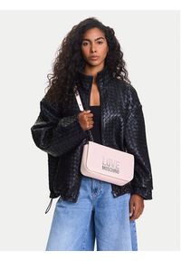 Love Moschino - LOVE MOSCHINO Torebka JC4254PP0MKD0601 Różowy. Kolor: różowy. Materiał: skórzane #4