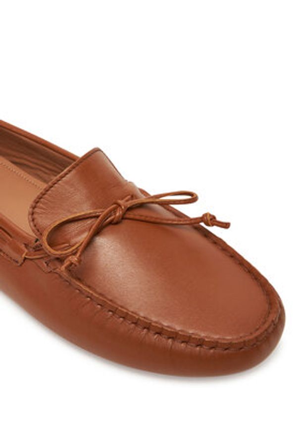 BOSS Mokasyny Roxanne 50548639 Brązowy. Kolor: brązowy. Materiał: skóra